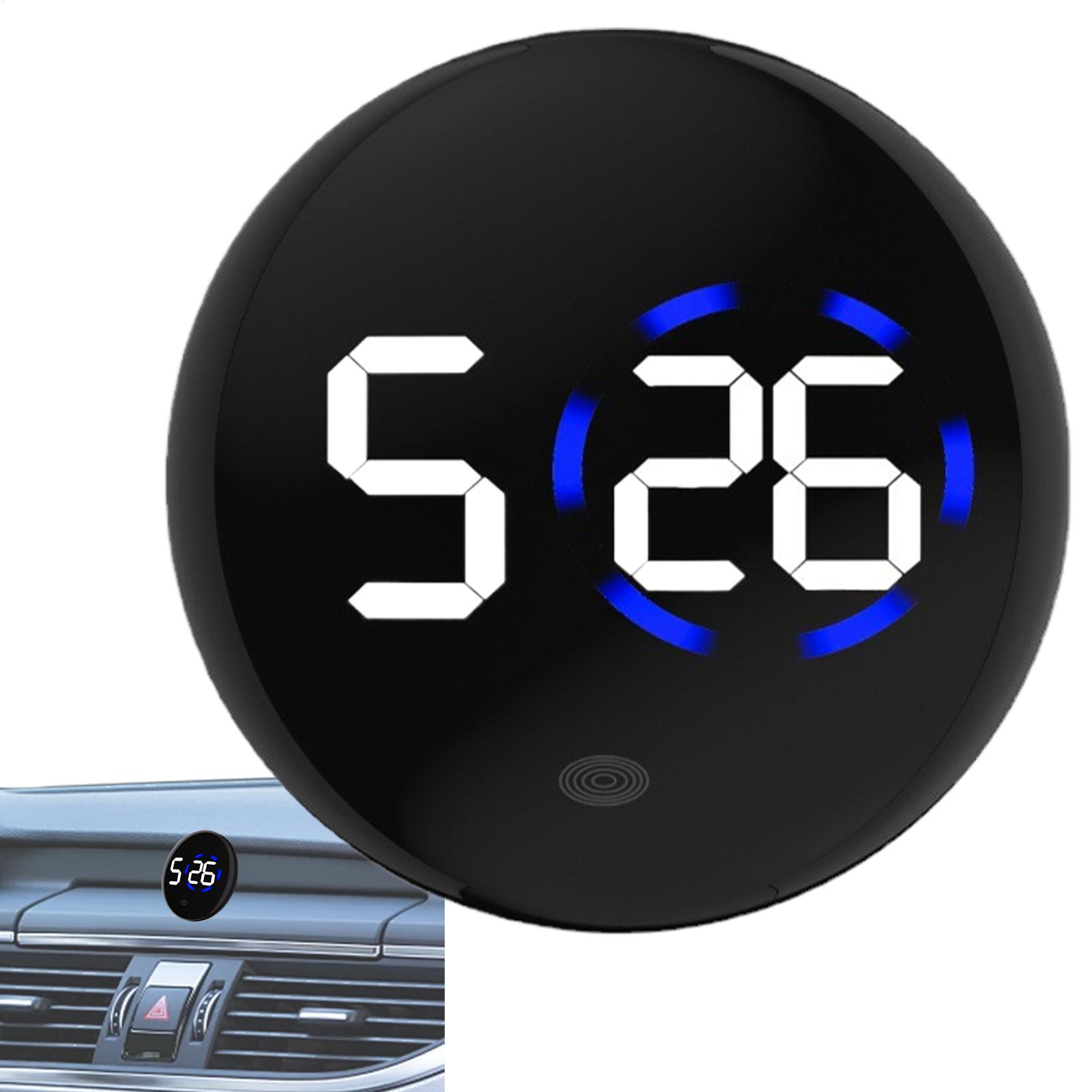 Electronics Gadgets For Car - 세련된 자동차 LED 시계 터치 컨트롤
