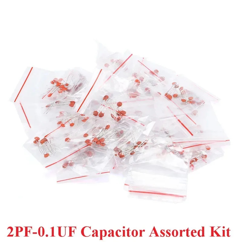 Electronics & Gadgets Starting With C - 300개/세트 세라믹 커패시터 세트 팩 2PF-0.1UF