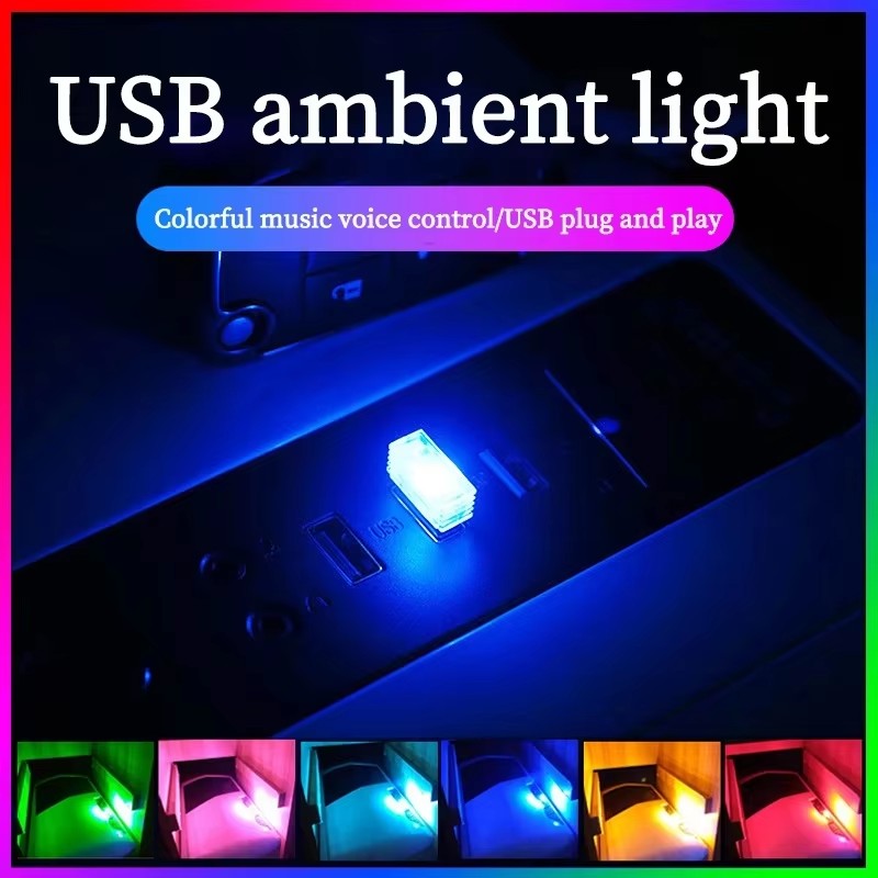 Electronics Gadgets For Car - 1/4pc 미니 USB LED 자동차 조명