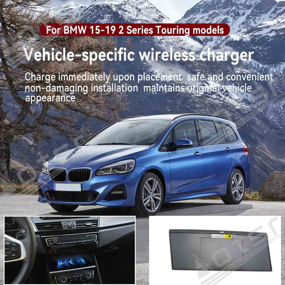 Wireless Phone Charger Pad - BMW 2 시리즈(F22/F23/F45/F46)용 무선 충전기, 아이폰,