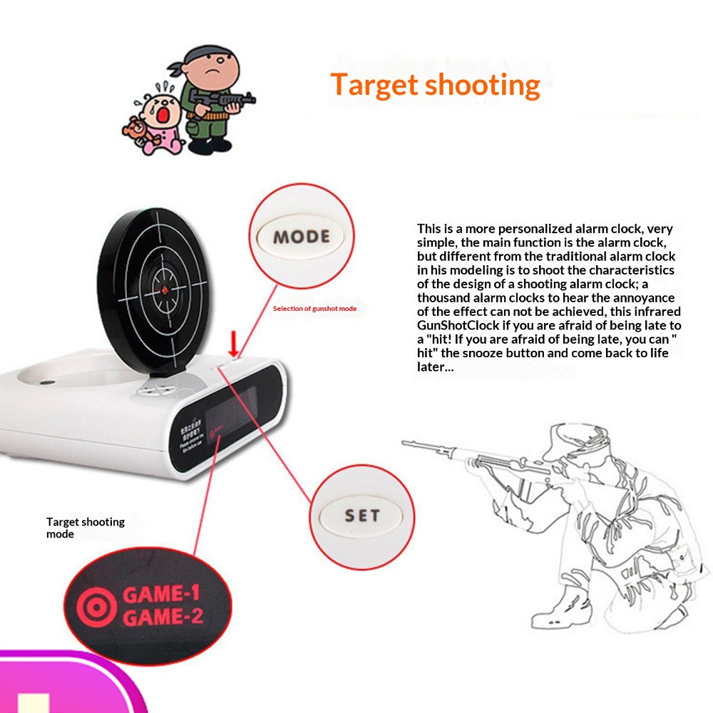 Electronics Gadgets For Gift - 전자식 탁상시계, 창의적인 LED 디지털 알람