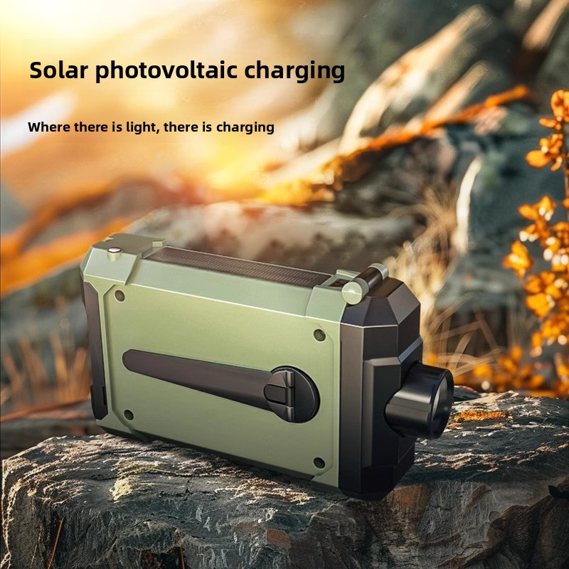 생존 라디오 - 비상용 수동 크랭크 및 태양광 전원 기 - Solar Powered Charger 리뷰 및 가격