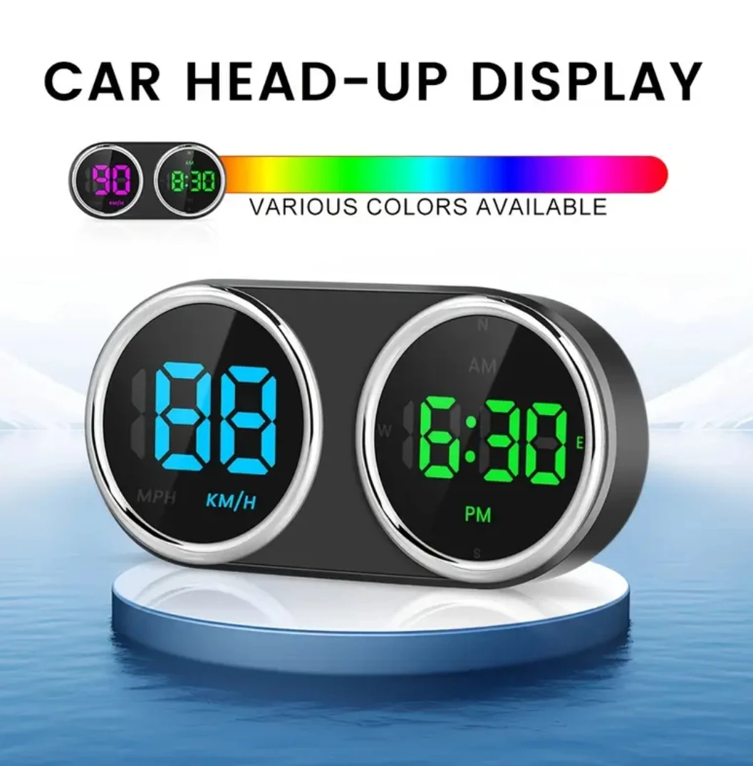 자동차 오토바이 전자 시계 GPS HUD KM/H MP - Electronics Gadgets For Car 리뷰 및 가격