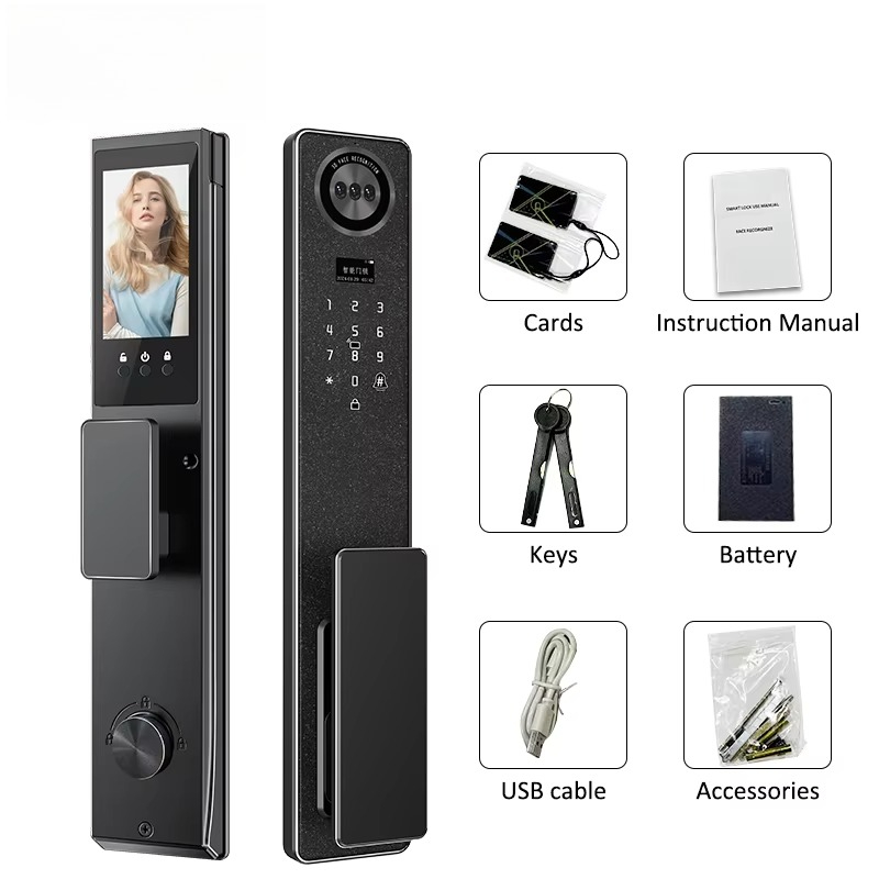 Tuya WiFi 스마트 도어 잠금 장치, 가정용 생체 - Electronics & Gadgets Starting With C 리뷰 및 가격