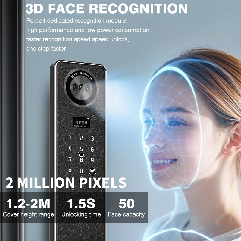 Tuya WiFi 스마트 도어 잠금 장치, 가정용 생체 - Electronics & Gadgets Starting With C 리뷰 및 가격