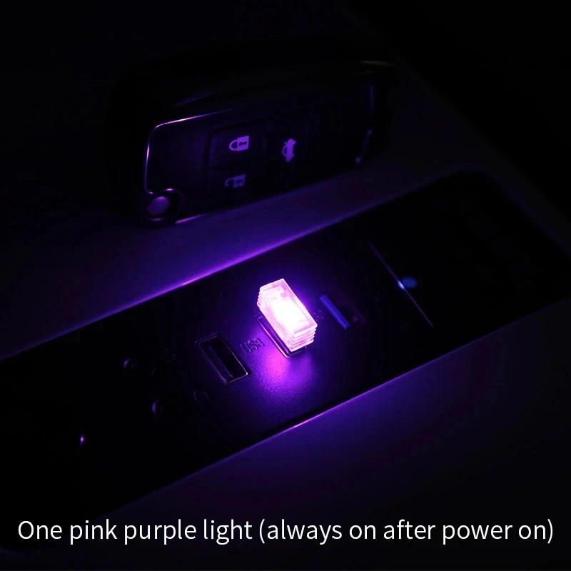 1/4pc 미니 USB LED 자동차 조명 자동차 인테 - Electronics Gadgets For Car 리뷰 및 가격