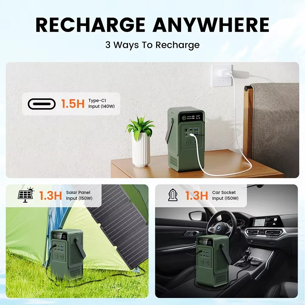 60000mAh 200W 192Wh 캠핑 발전소 보조베 - Solar Powered Charger 리뷰 및 가격