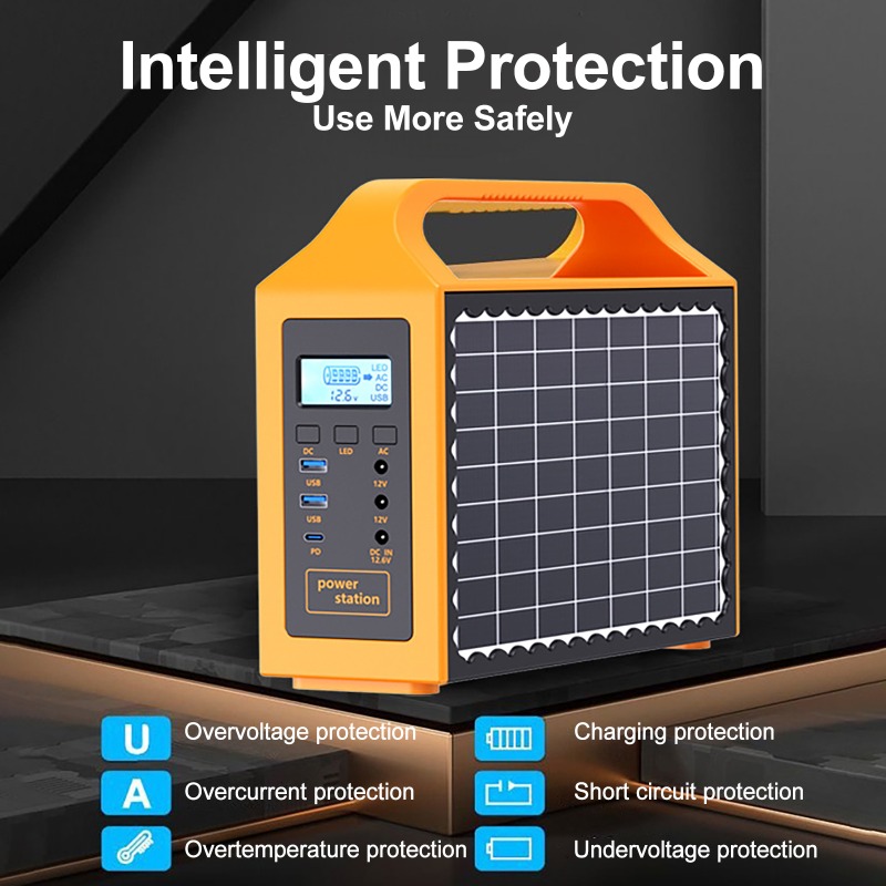 150W 휴대용 태양광 발전소 LED 조명 및 태양광  - Solar Powered Charger 리뷰 및 가격