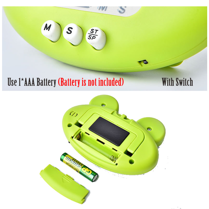 귀여운 개구리 Dinasour 주방 전자 디지털 타이머 - Electronics Gadgets For Gift 리뷰 및 가격