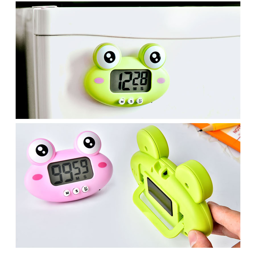 귀여운 개구리 Dinasour 주방 전자 디지털 타이머 - Electronics Gadgets For Gift 리뷰 및 가격