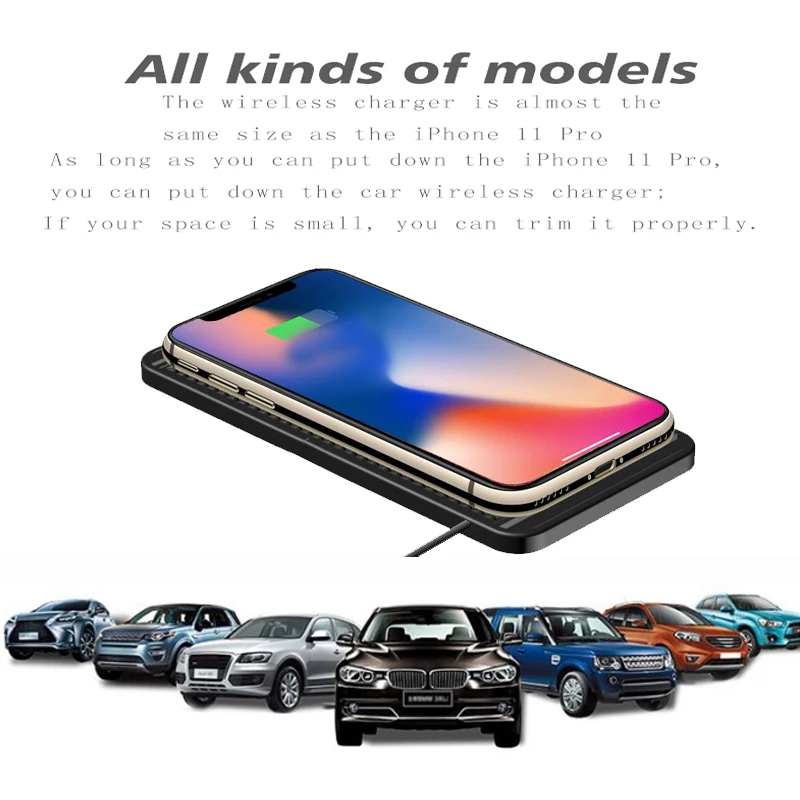 안드로이드 및 iPhone 11/12/13/14용 15 - Wireless Phone Charger Pad 리뷰 및 가격