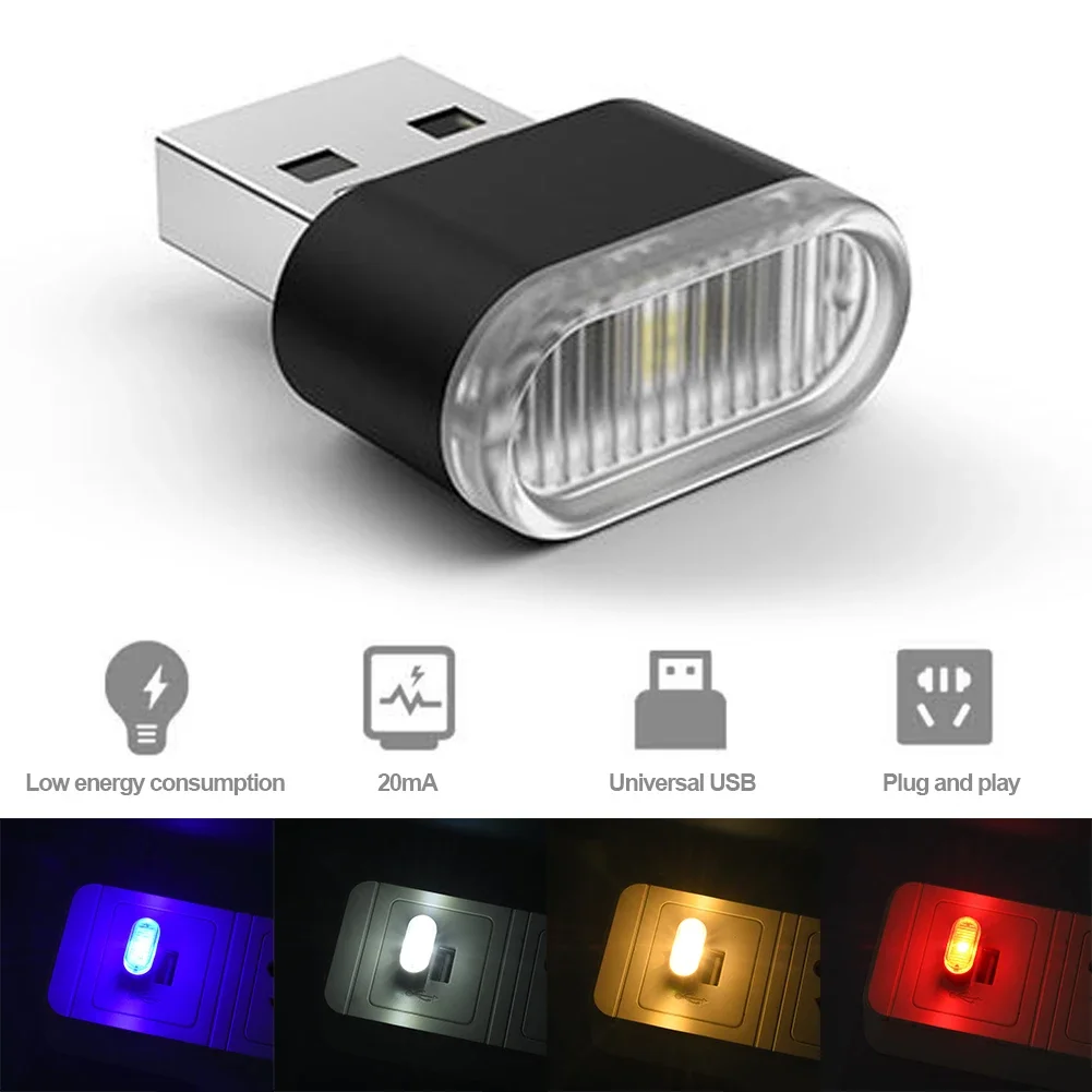 USB 자동차 컬러풀 라이트 자동차 액세서리 자동차 라 - Electronics Gadgets For Car 리뷰 및 가격