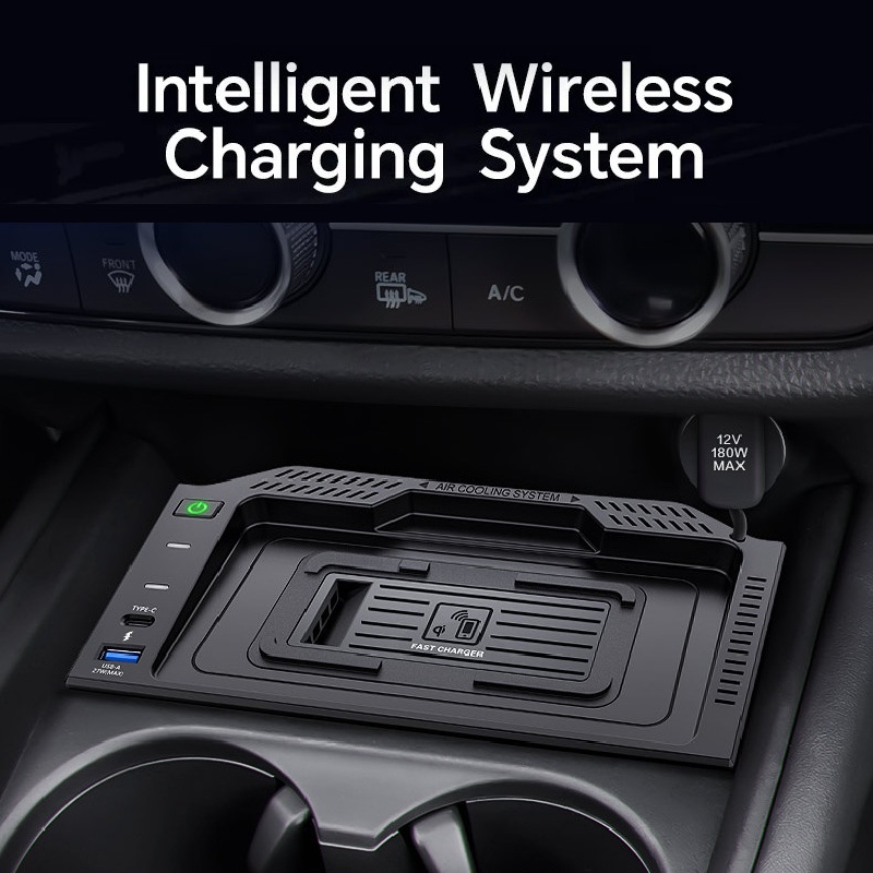 15W 자동차 무선 충전기 QI 전화 충전기 혼다 ZR - Wireless Phone Charger Pad 리뷰 및 가격