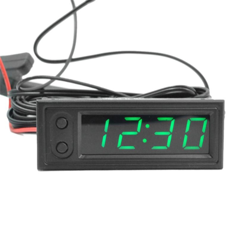 자동차 시계 범용 자동차 디지털 시계 날짜 3 in 1 - Electronics Gadgets For Car 리뷰 및 가격